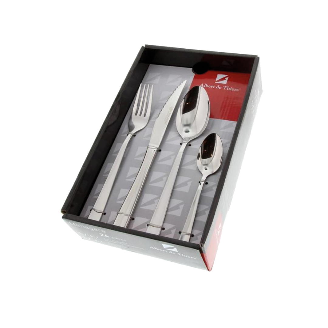 Ménagère 24 pièces inox